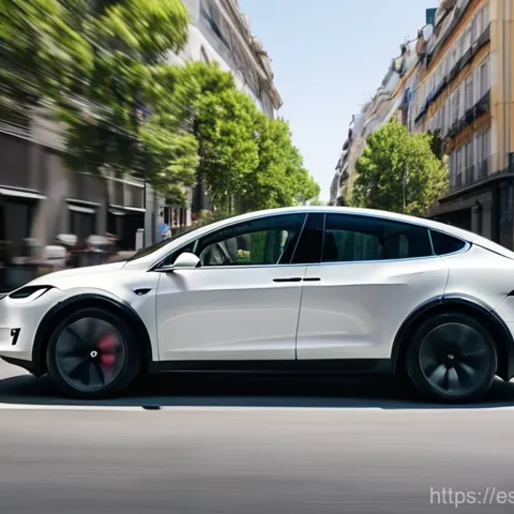 테슬라 모델 X의 장기 시승기 - **Prompt 1: Urban Agility and Panoramic Views**
"A sleek, modern Tesla Model X, pearl white, gra...