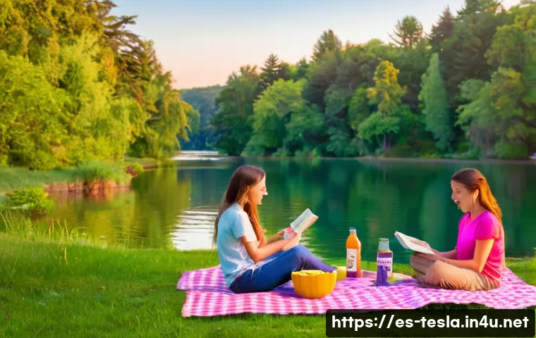 테슬라 전기차의 경쟁사 비교 - **Prompt 1: A Serene Lakeside Picnic**
    "A diverse group of friends and family, including adults ...